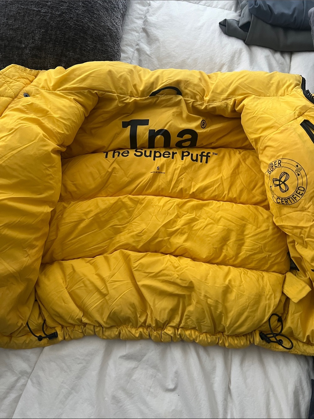 TNA Kids Yellow The Super Puff Puffer Jacket